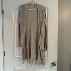 Fringe cardigan
